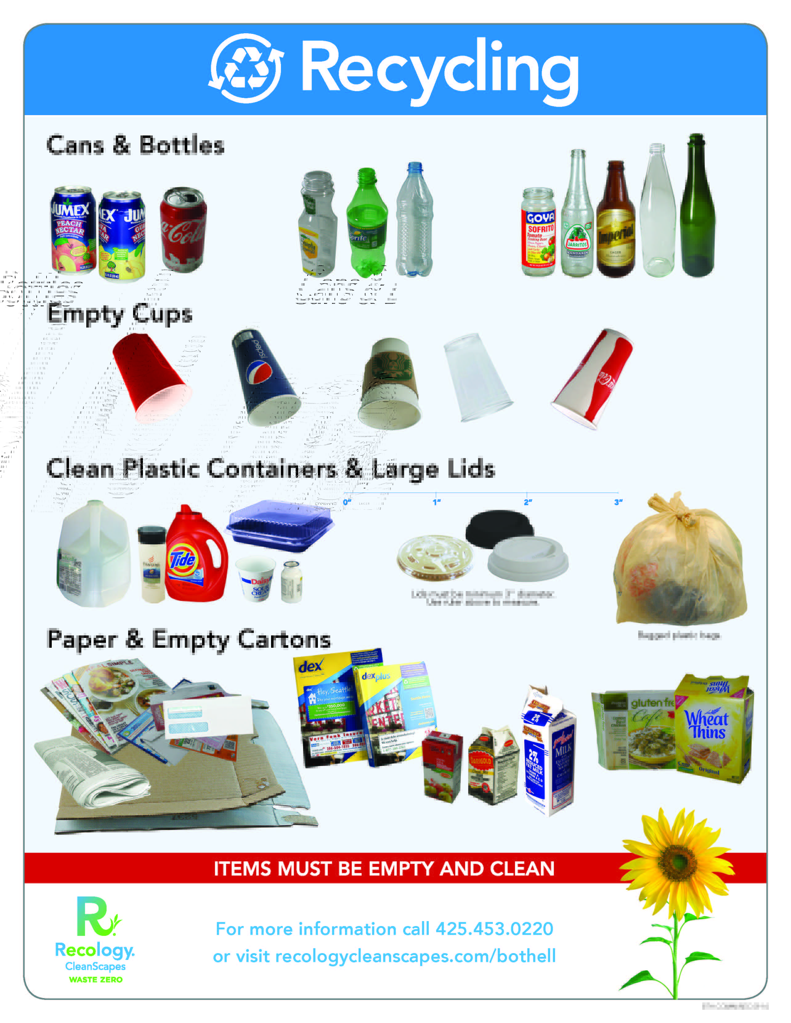 Printable Recycling Guide
