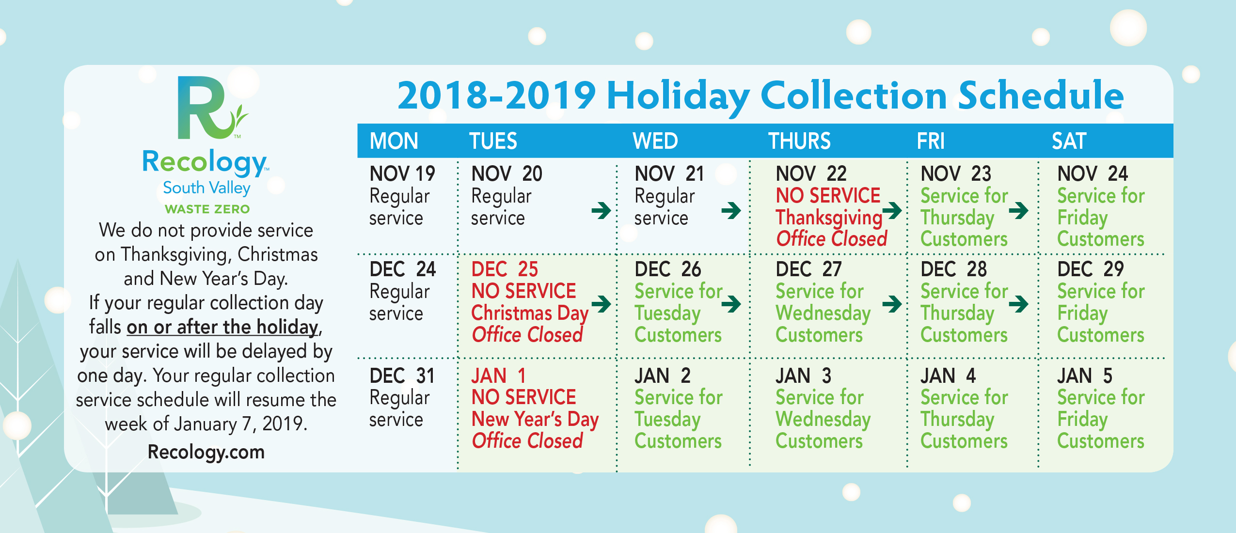 RSVHolidayCollectionwebsite2018 Recology