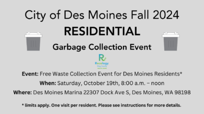 Des Moines Residential Garbage Collection Event 10.19.24 Image