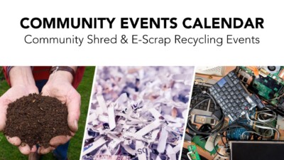 Community Shred & E-Scrap Recycling Events Image